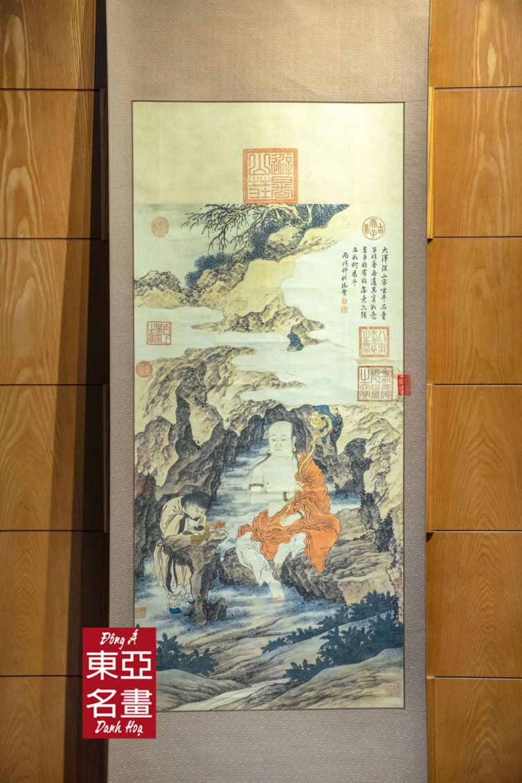 La Hán Đồ – Kim Đình Tiêu (Thanh triều) – KT 62×189 cm