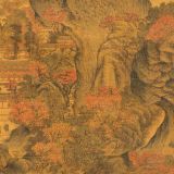 Quan Sơn Tiêu Tự Đồ – Vương Mông (Nguyên triều)