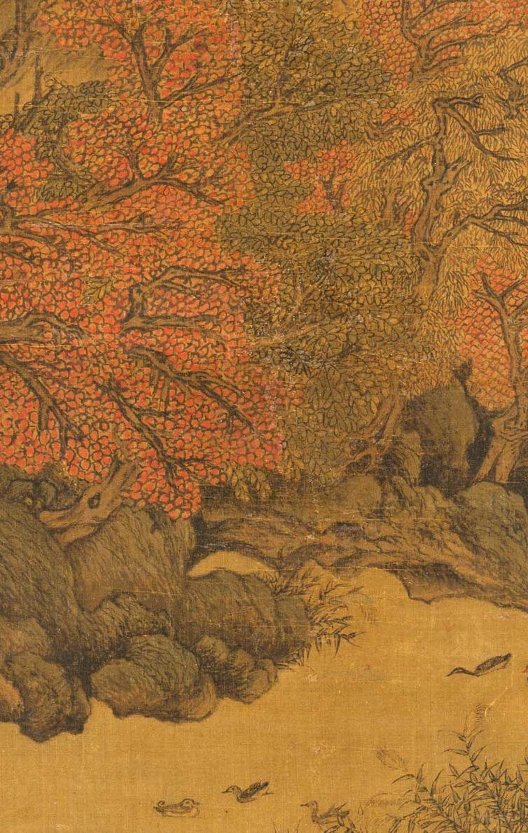 Quan Sơn Tiêu Tự Đồ – Vương Mông (Nguyên triều)