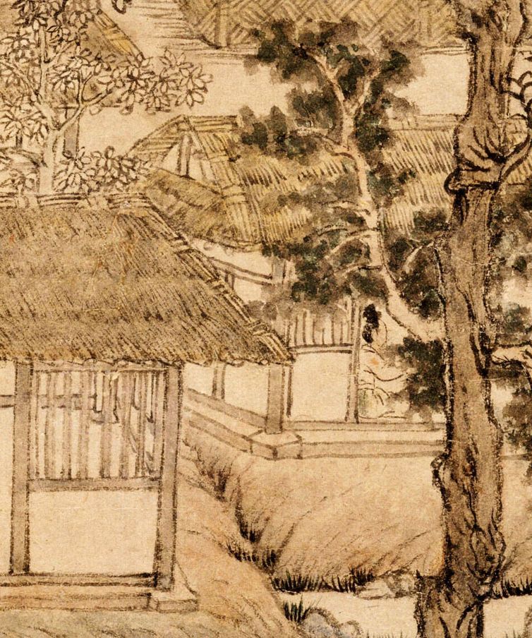 Tây Giao Thảo Đường Đồ – Vương Mông (Nguyên triều)