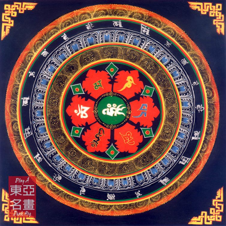 Thangka Mandala (Mã số: MDL08)