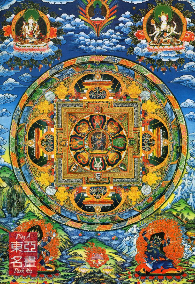 Thangka Mandala – Thời Luân Kim Cương Đàm Thành (Mã số: MDL15)