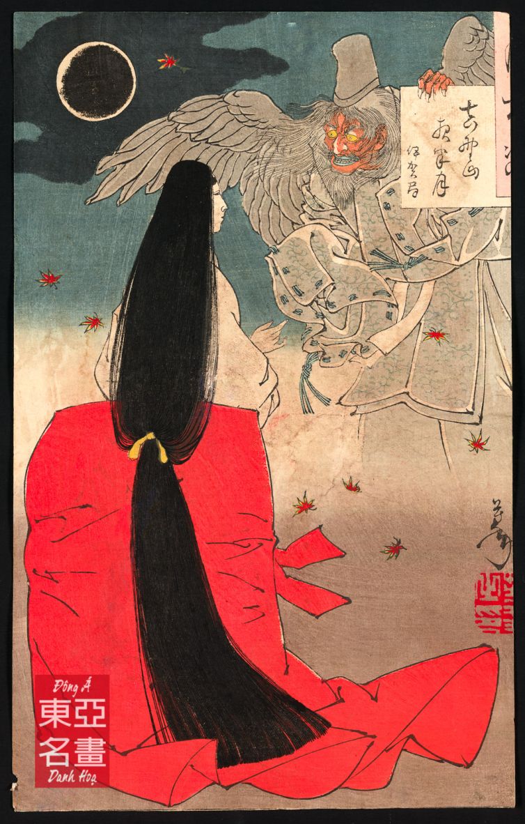 Trăng nửa đêm trên đỉnh Yoshino – Taiso Yoshitoshi