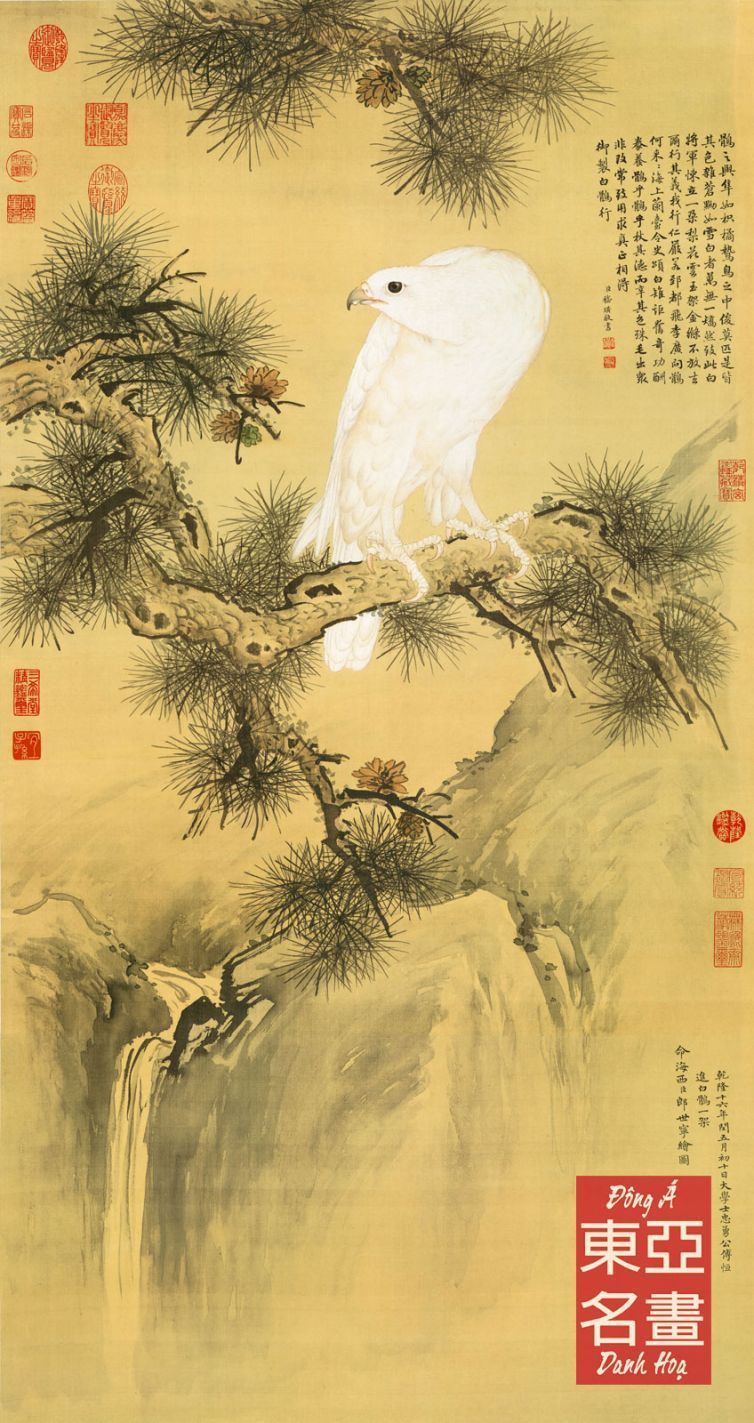 Bạch Ưng Đồ – Lang Thế Ninh (Thanh triều)