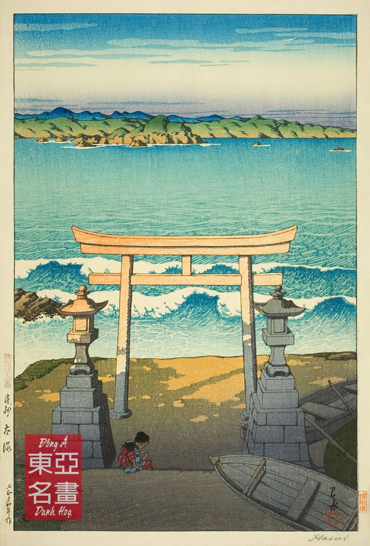 02. Biển Thái Bình Dương vùng Awa (Boshu Taikai) 1925 – Kawase Hasui