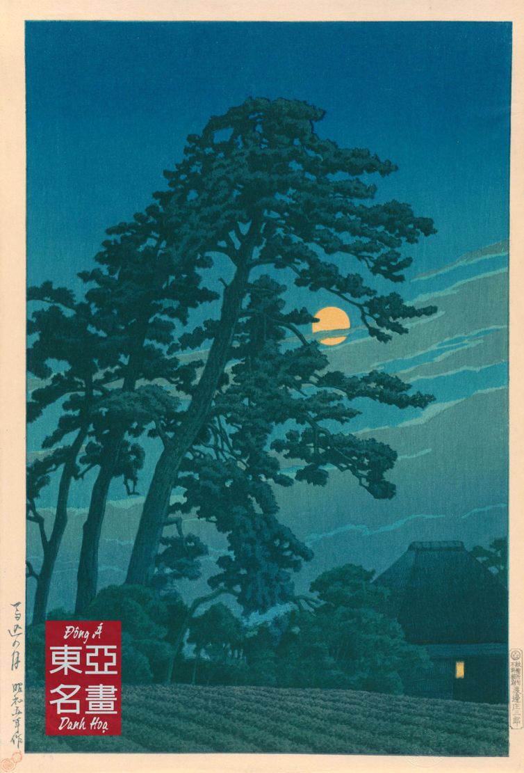 13. Trăng ở Umagome (Uragome no tsuki) 1930 – Kawase Hasui