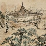 Tiên Sơn Lâu Đồ – Câu Anh (Minh triều)