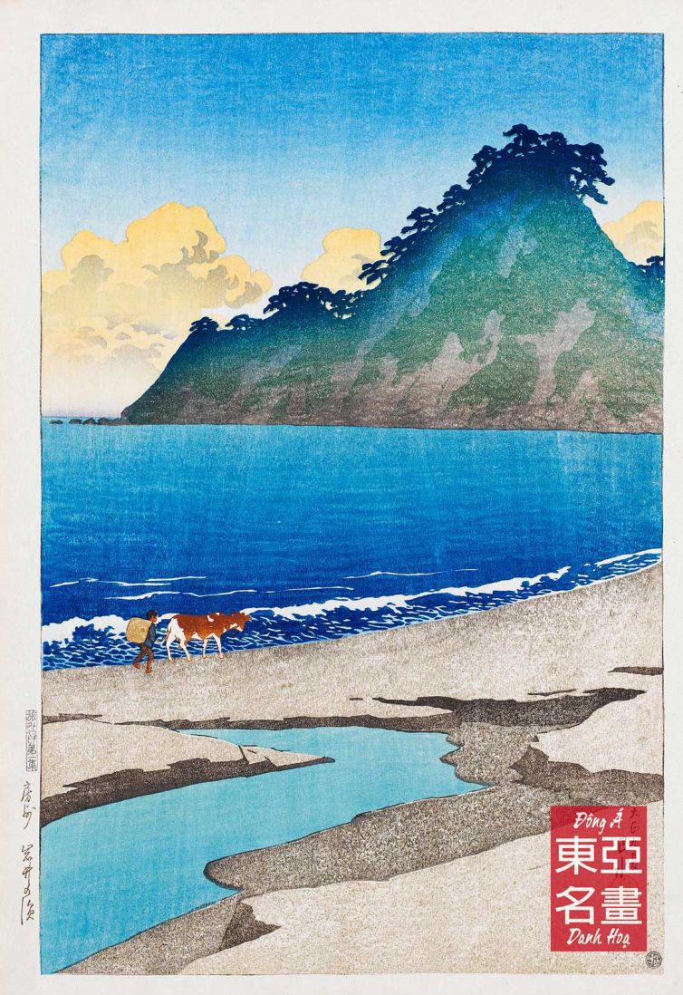 04. Biển Iwai vùng Awa (Bōshū Iwai no hama) 1920 – Kawase Hasui