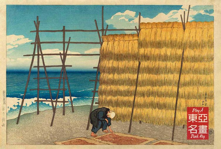 10. Mùa Thu ở vùng Koshiji (Aki no Koshiji) 1920 – Kawase Hasui