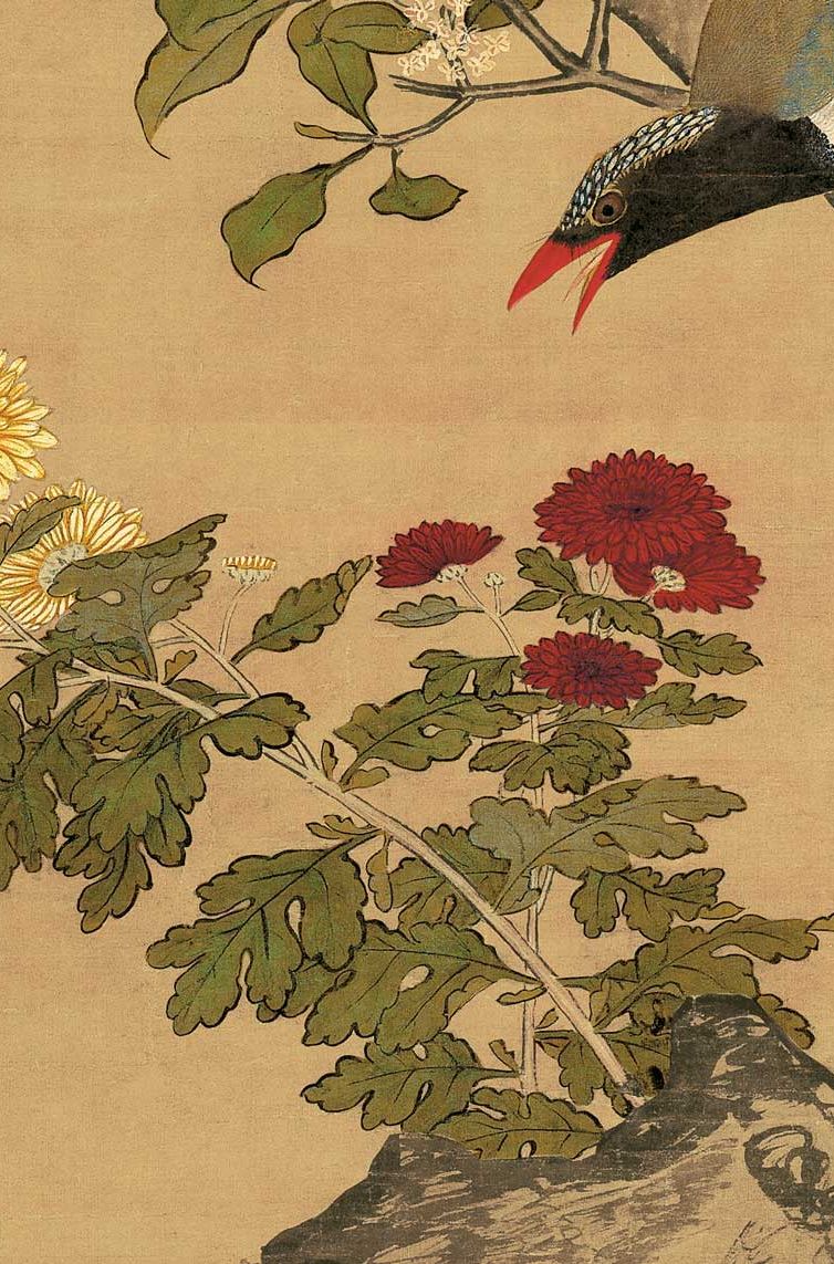 Quế Cúc Sơn Cầm Đồ – Lữ Kỷ (Minh triều)