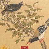 Quế Cúc Sơn Cầm Đồ – Lữ Kỷ (Minh triều)