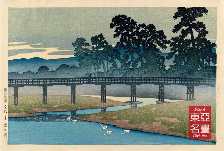 07. Sông Asano ở Kanazawa (Kanazawa Asanogawa) 1920 – Kawase Hasui