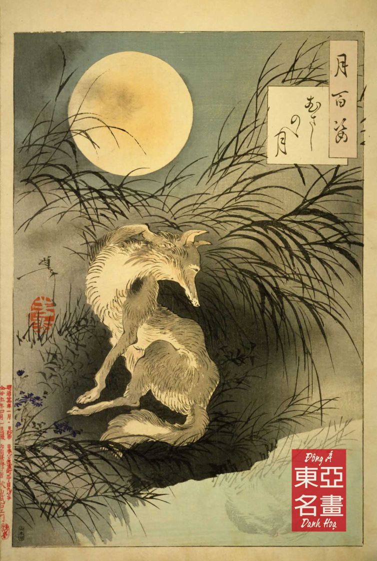 Ánh trăng trên cánh đồng Musashi – Taiso Yoshitoshi