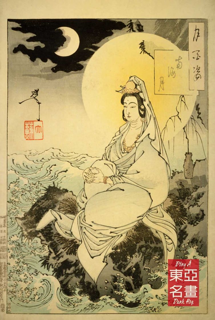 Trăng trên biển Nam Hải – Taiso Yoshitoshi
