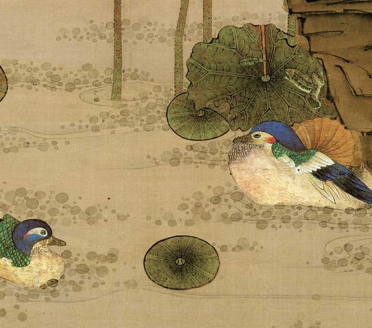 Hà Đường Uyên Ương Đồ – Trần Hồng Thụ (Minh triều)
